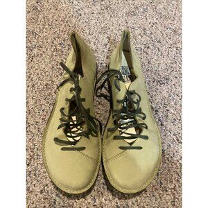Loints of Holland Carola Comfort Shoes in Apple Green Leather Size 37